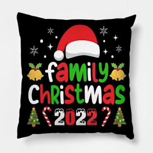 Family Christmas 2022 Matching Squad Pillow