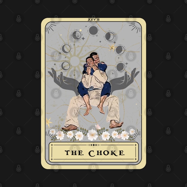 Jiu Jitsu Choke Tarot Card, Jiu Jitsu by AlquimiaDesign