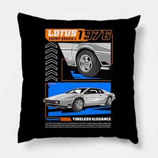 1976 Lotus Series 1 Sport Car Pillow