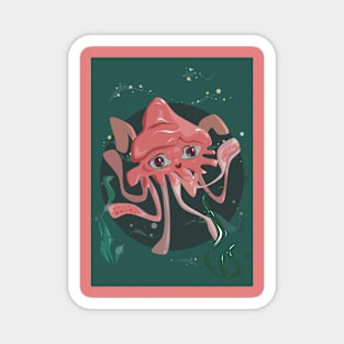 Funny Octopus 2 Magnet