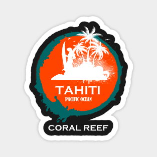 TAHITI surf Paradise Magnet