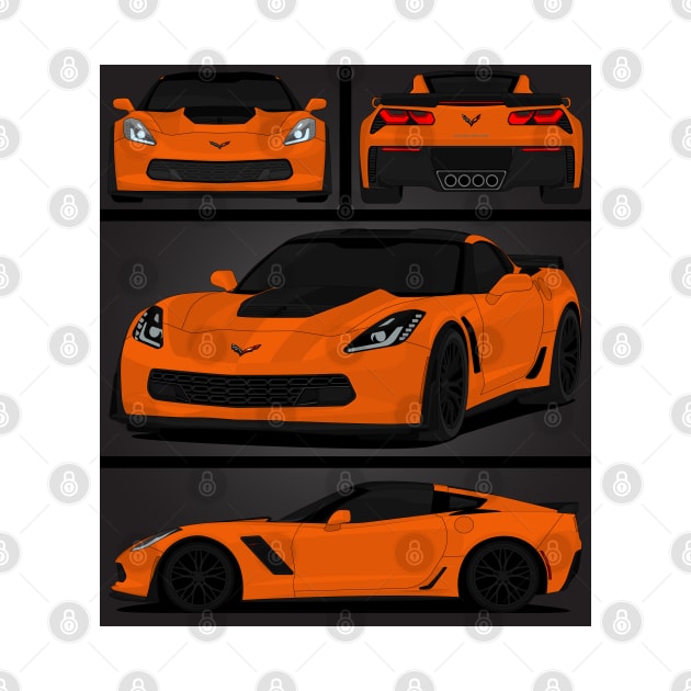 Z06 ORANGE by VENZ0LIC