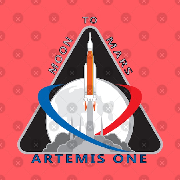 Artemis Mission One Patch by Spacestuffplus