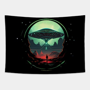 alien ship Tapestry