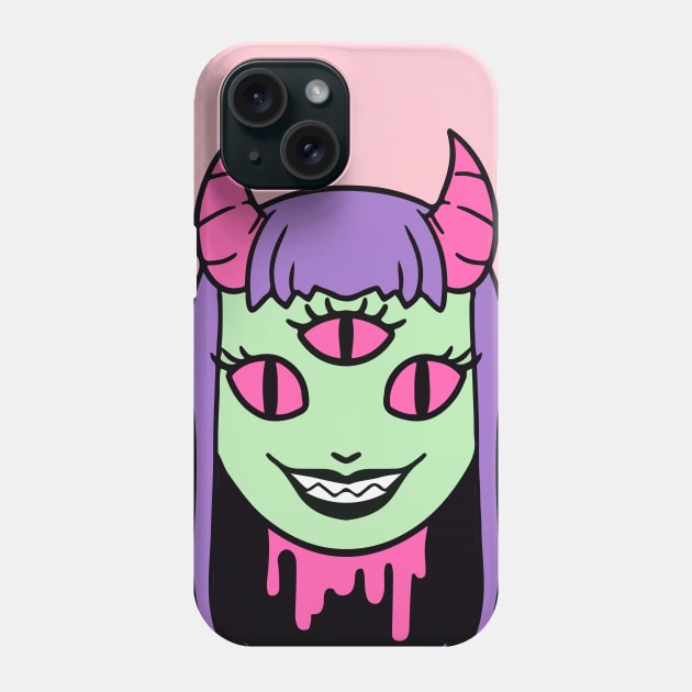 Monster Girl Phone Case by Merdet