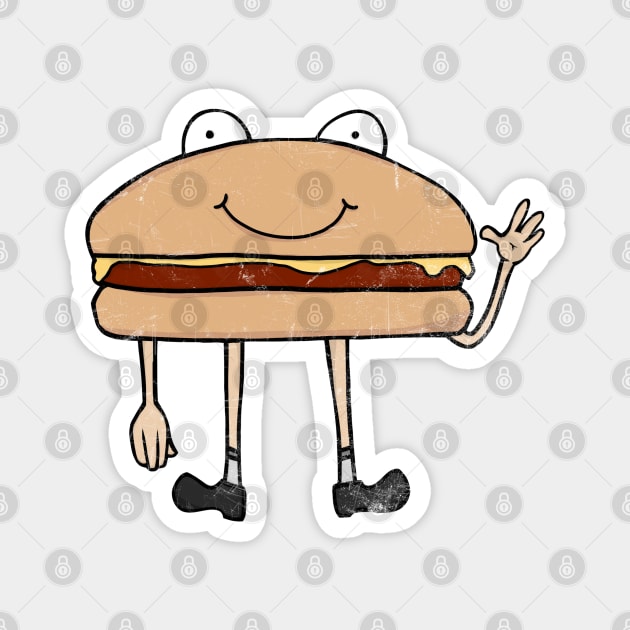 Happy Burger Magnet by danas_fantasy