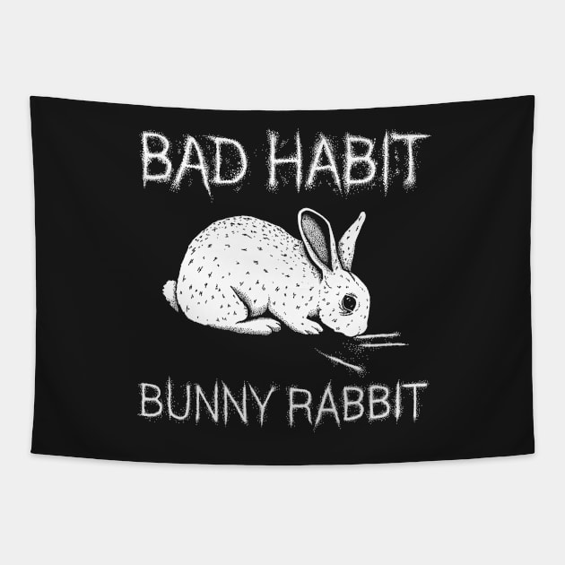 Bad Habit Bunny Rabbit Tapestry by GAz