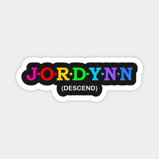 Jordynn  - Descend. Magnet