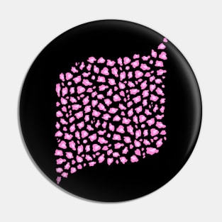 Leopard Print Pink Swirl Pin