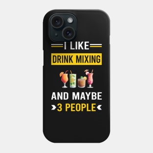 3 People Drink Mixing Mixologist Mixology Cocktail Bartending Bartender Phone Case