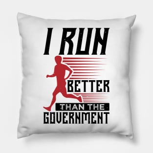 I Run Pillow