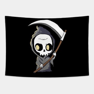 Smol Reaper Kawaii Tapestry