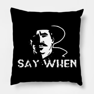 say when Pillow