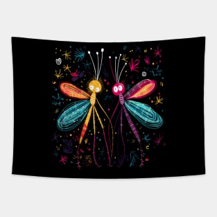 Mosquito Couple Valentine Tapestry