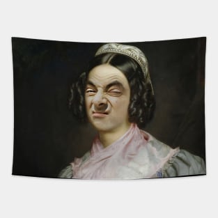 Mr Bean Classic oil painting Tapestry