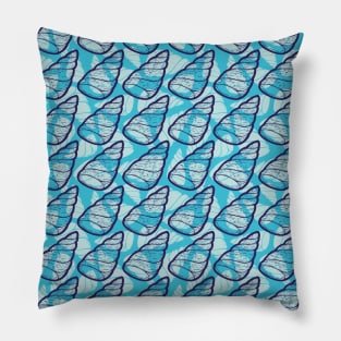 Beautiful Line Art Seashells Seamless Surface Pattern Design Pillow