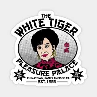 The white tiger Magnet