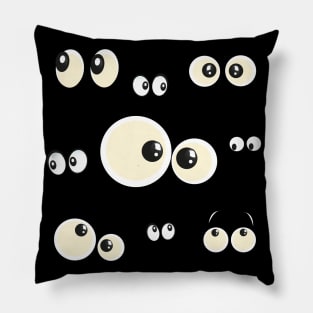 Glowing in the dark eyes Pillow