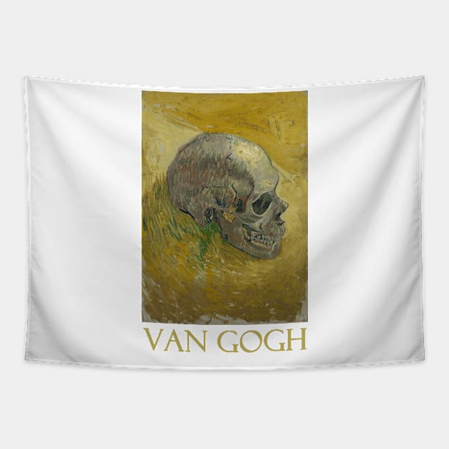 Skull by Vincent van Gogh Tapestry by Naves