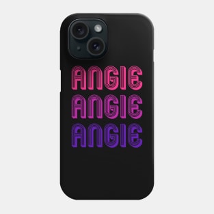 Angie - Retro Minimal Line Pattern Phone Case