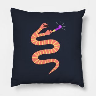 SNAKE PRANKSTER funny birthday surprise joke Pillow