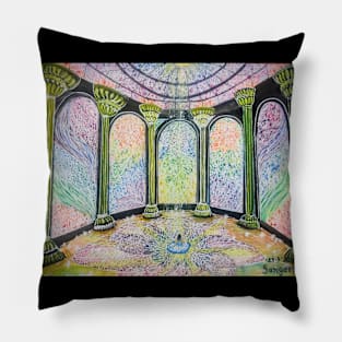 Through the stained glass Pillow