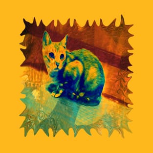 The Cat in the Talavera Tile T-Shirt