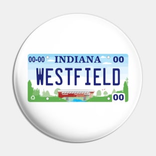 Westfield Indiana License Plate Pin