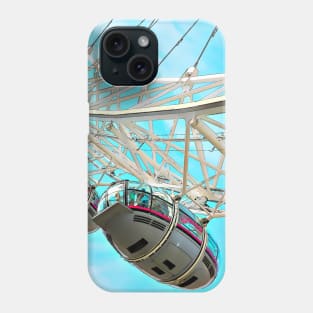 Cubicles in blue sky Phone Case