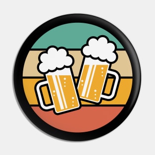 2 Clinking Beer Glasses For A Cheer! (Sun / 5C) Pin