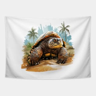 Alligator Snapping Turtle Tapestry