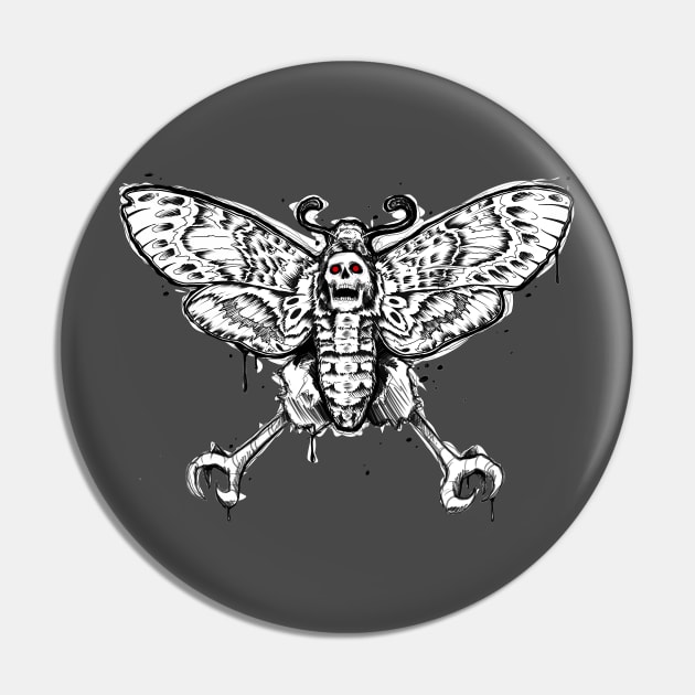 Mothman Pin by paintchips