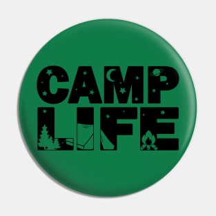 Camp Life Pin