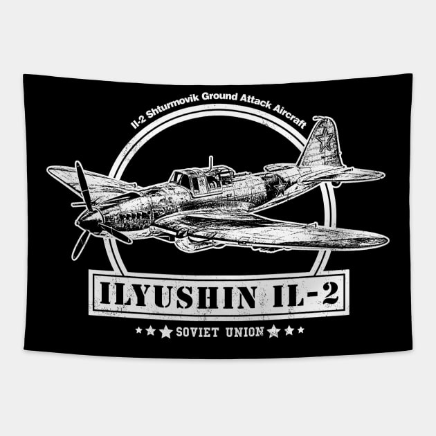 Ilyushin IL-2 Shturmovik Tapestry by rycotokyo81