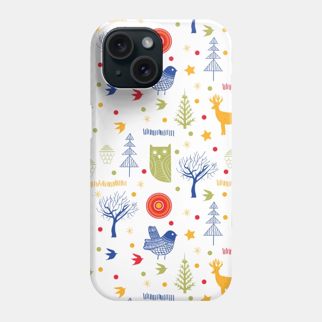 Nordic Patterns Phone Case by The Ministry of Fashion Prints