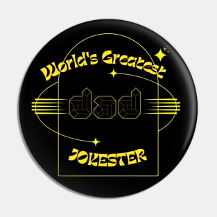 World's Greatest Dad Jokester Pin