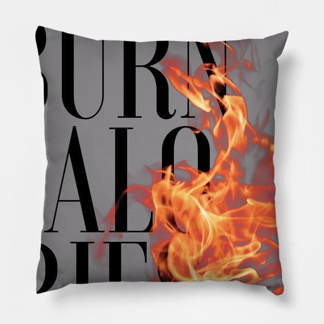 Burn Calories - Gym/Workout Motivational Pillow by kellydesigns