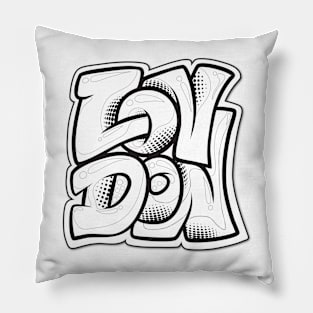 London - City Graffiti Pillow