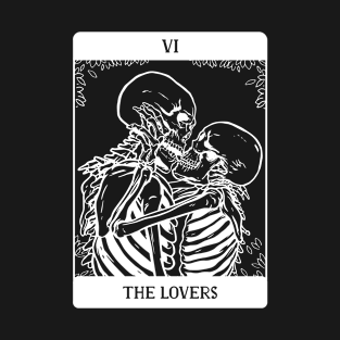 Tarot Card - The Lovers - Occult Gothic Halloween T-Shirt