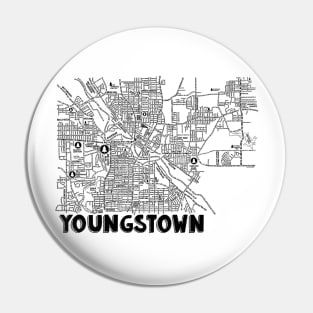 Youngstown Ohio Map Pin