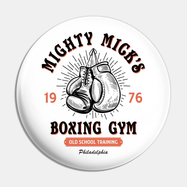 Mighty Micks Boxing Gym Pin by Three Meat Curry