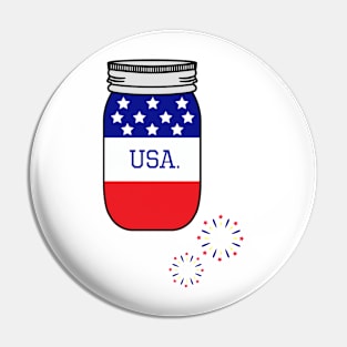 USA T shirt Pin