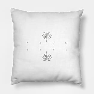 Palm Tree Top and Bottom Pillow