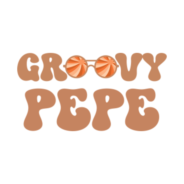 Retro Groovy Pepe Grandpa Hippie Sunglasses Fathers Day - Pepe - T ...