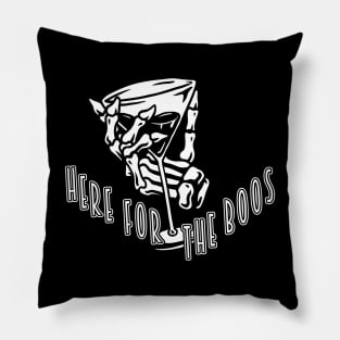 Here For The Booze Pillow