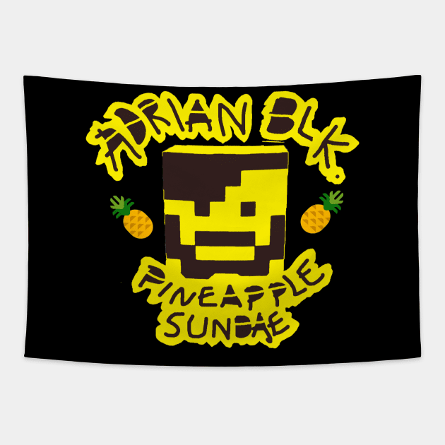 ADRIAN BLACK ''PINEAPPLE SUNDAE'' Tapestry by KVLI3N