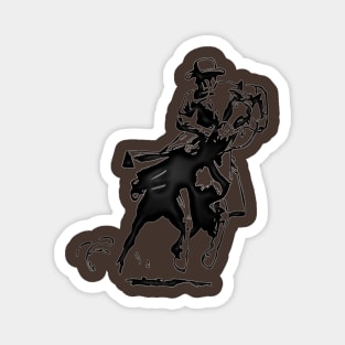 Western Era - Cowboy on Horseback 2 Magnet