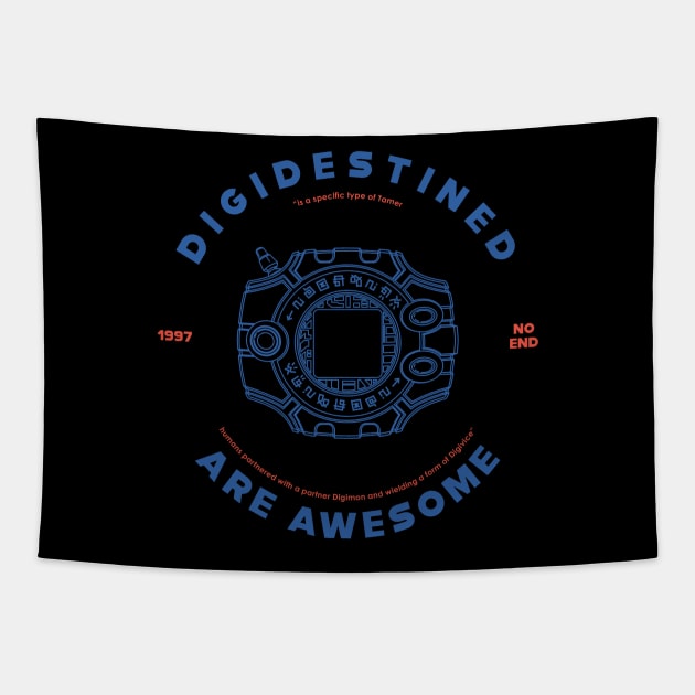 DigiDestined Awesome ! Tapestry by Artmateur Official