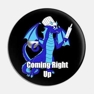 Cooking Chef Dragon - Coming Right Up Pin