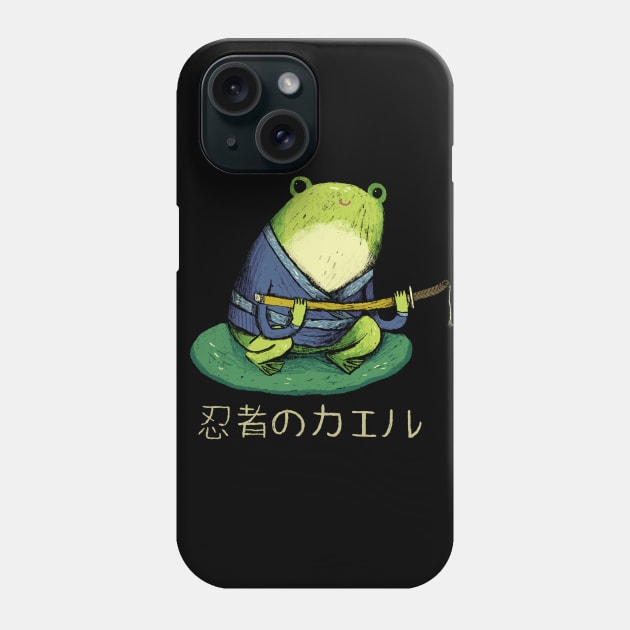 ninja frog Phone Case by Louisros